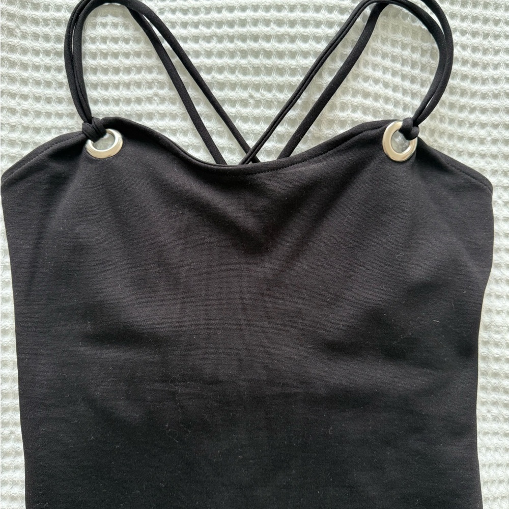 Lovely Day Black Sleeveless Midi Bodycon Dress